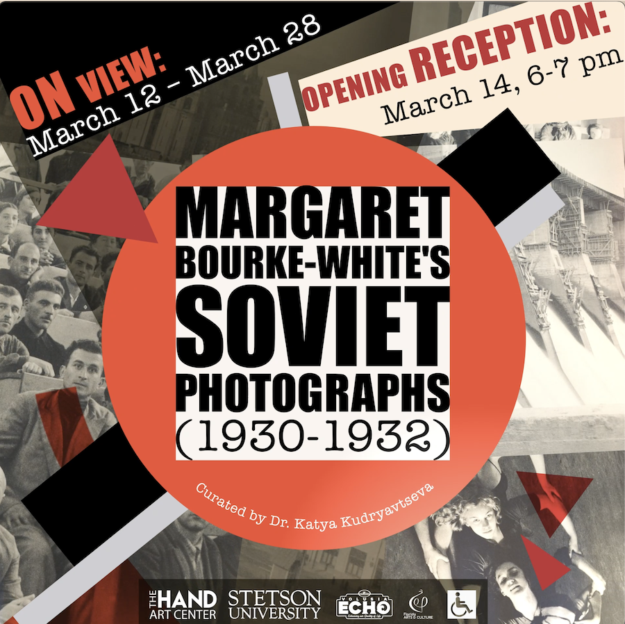 Poster for Margaret Bourke-White's Soviet Photographs