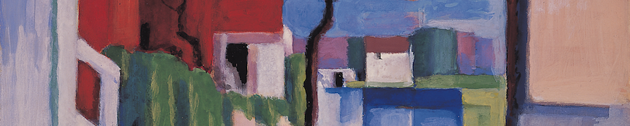Close up Bluemner