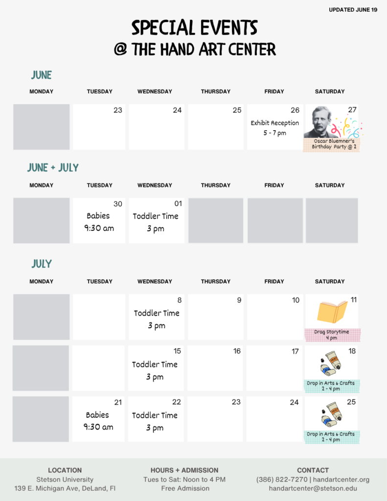 Calendar of Events